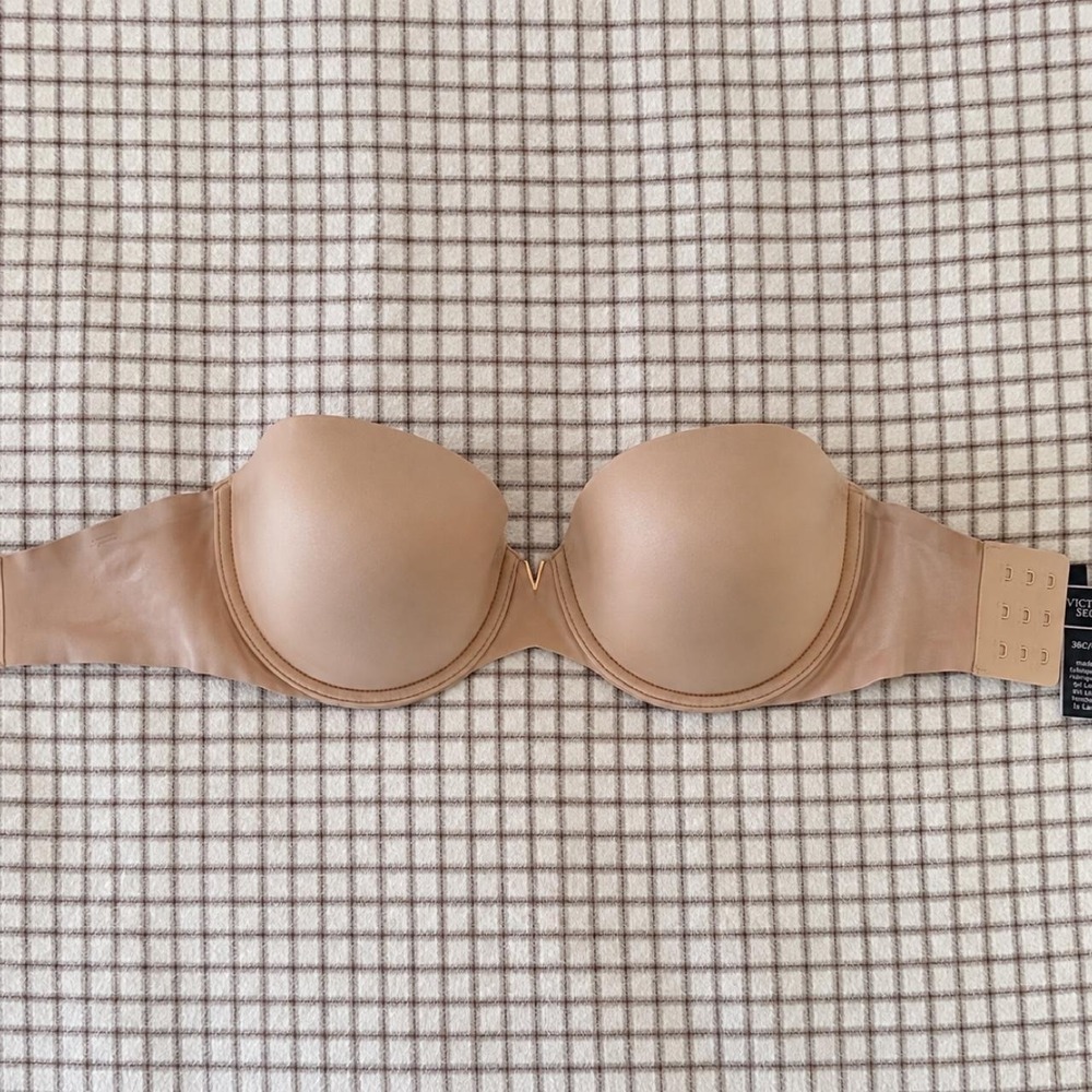 Victoria's Secret Nude Strapless Bra 36C